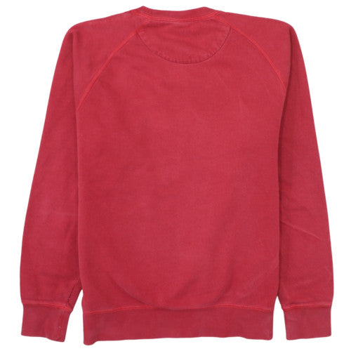 Jordan Men's Red Crew Neck Sweatshirt M Pullover Sports Style