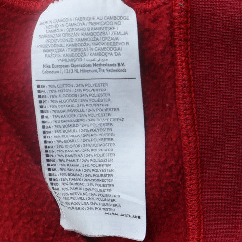 Jordan Men's Red Crew Neck Sweatshirt M Pullover Sports Style