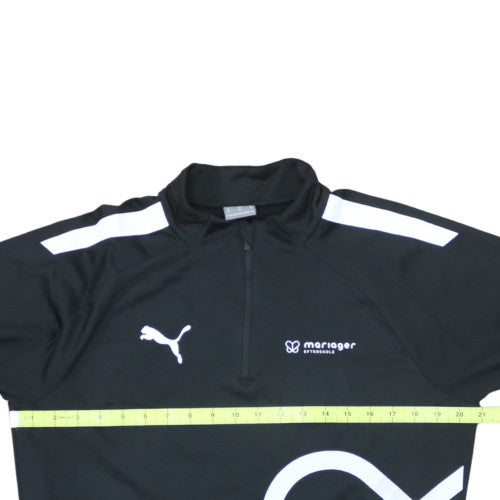 Puma Men’s Black 1/4 Zip Sports Sweatshirt M Regular Fit
