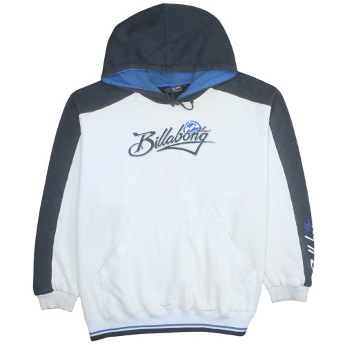Billabong Mens White 2XL Pullover Fleece Surf Hoodie