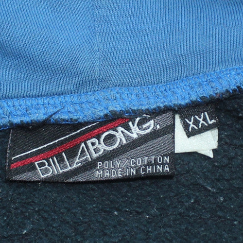 Billabong Mens White 2XL Pullover Fleece Surf Hoodie