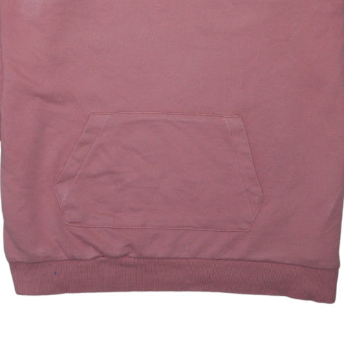 Umbro Mens Pink XL Pullover Hoodie Sweatshirt With Logo