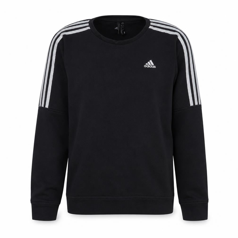Adidas Men's Black Crew Neck Pullover Sweatshirt Size M