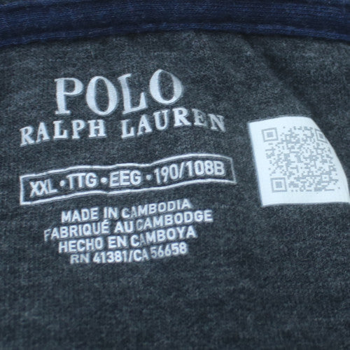 Polo Ralph Lauren Men's Blue XL 1/4 Zip Collared Sweatshirt