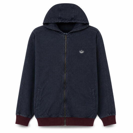 Adidas Men’s Blue Full Zip Hoodie L Regular Fit Jersey