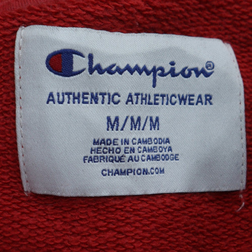 Champion Women's Red Crew Neck Pullover Sweatshirt Size M