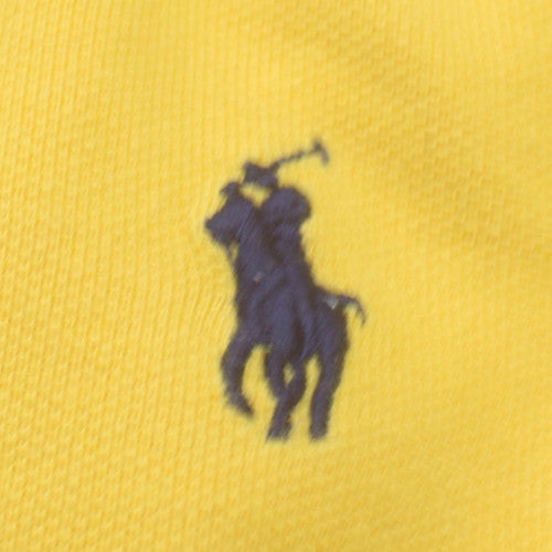 Ralph Lauren Men's Yellow Slim Fit Cotton Polo Shirt XL