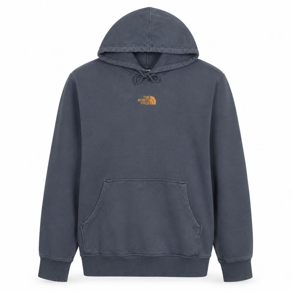 The North Face Men's Blue Pullover Hoodie Size M Cotton Fleece