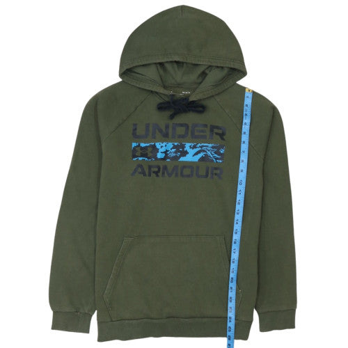 Under Armour Men's Green Pullover Hoodie Size M Relaxed Fit