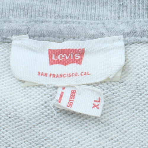 Levi's Mens Grey XL Crew Neck Pullover Sweatshirt