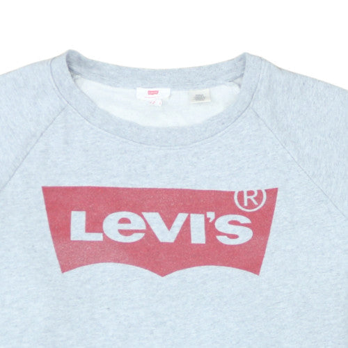 Levi's Mens Grey XL Crew Neck Pullover Sweatshirt