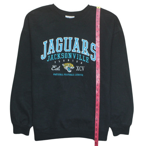 NFL Men’s Black Jacksonville Jaguars Sweatshirt L Crew Neck Pullover