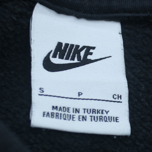 Nike Mens Black Pullover Hoodie S Graphic Logo Sports Fleece