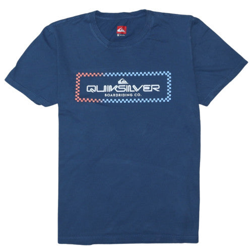 Quiksilver Men's Blue XL Graphic Surf T-Shirt Cotton Casual