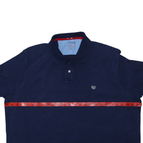 Chaps Men's Blue 2XL The Everyday Polo Shirt Cotton Short Sleeve