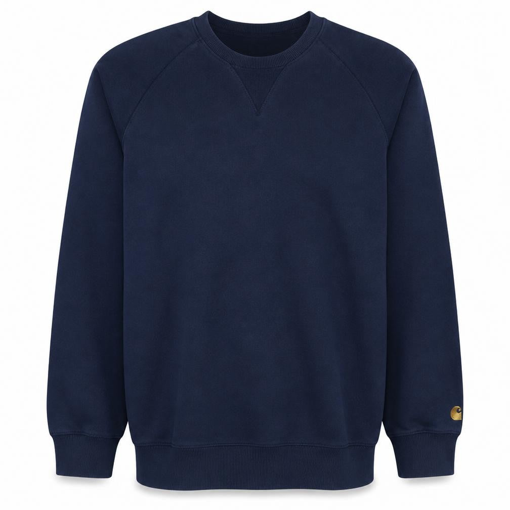 Carhartt Men's Blue Crew Neck Pullover Sweatshirt Size L