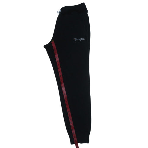 Champion Men's Black Jogger Sweatpants L Fleece Elastic Waist