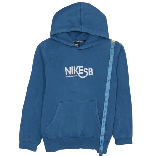 Nike SB Men's Blue Pullover Hoodie Size S Regular Fit Fleece
