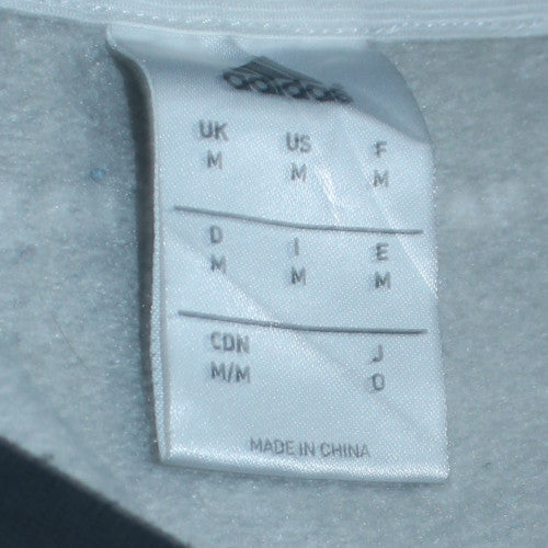 Adidas Mens Grey Germany Long Sleeve Sweatshirt M Football Retro