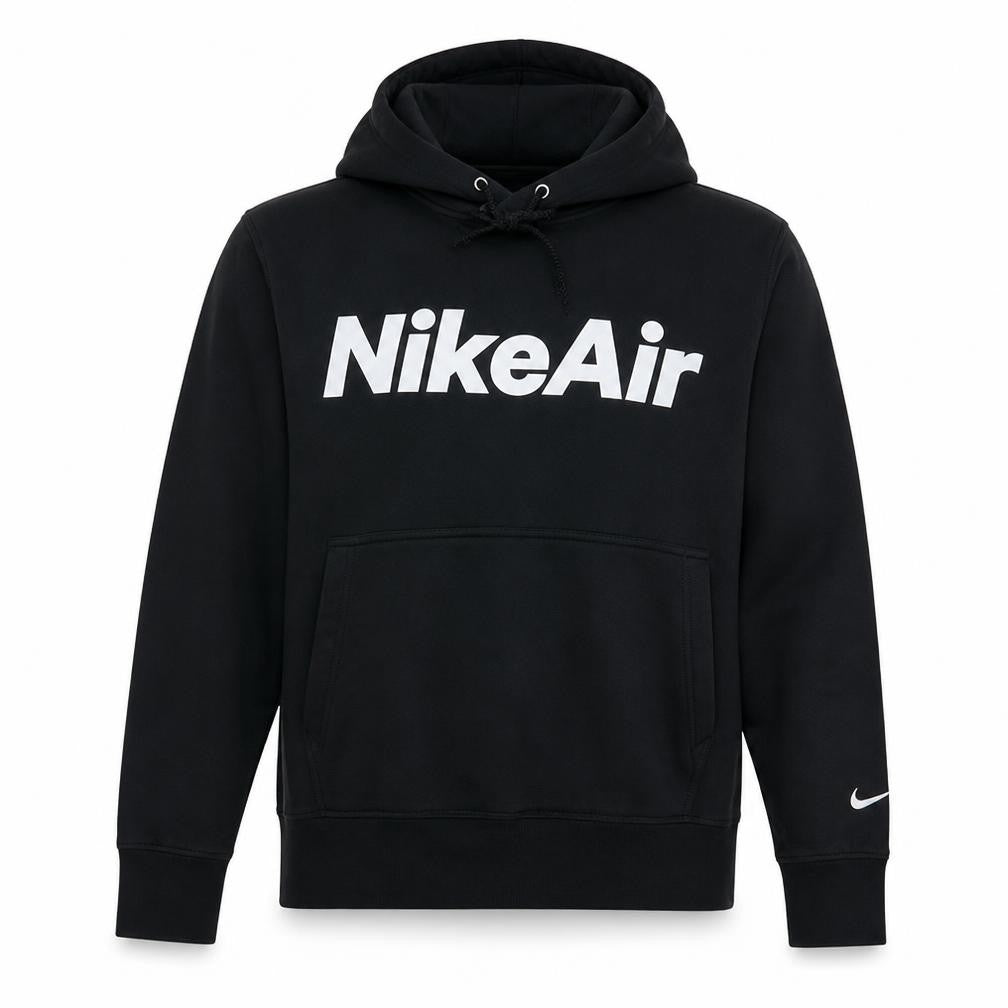 Nike Air Men's Black Pullover Hoodie Size S Regular Fit Fleece