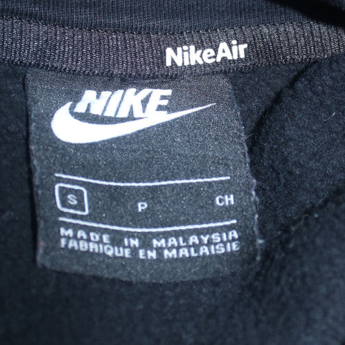 Nike Air Men's Black Pullover Hoodie Size S Regular Fit Fleece