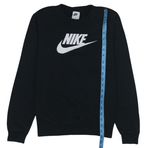 Nike Men's Black Small Crew Neck Pullover Sweatshirt