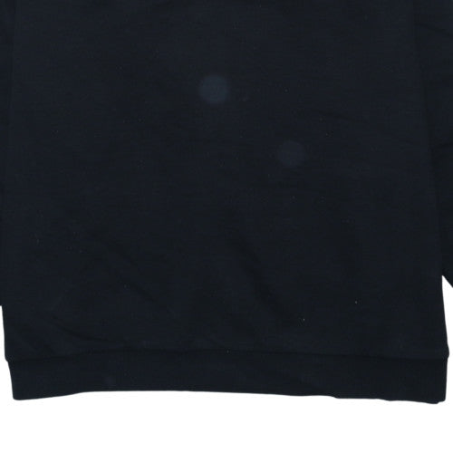 Adidas Men's Black 3XL Pullover Crew Neck Fleece Sweatshirt