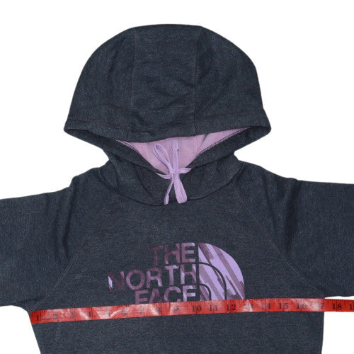 The North Face Womens Black Pullover Hoodie XS Cotton Blend Casual