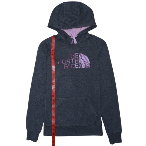 The North Face Womens Black Pullover Hoodie XS Cotton Blend Casual