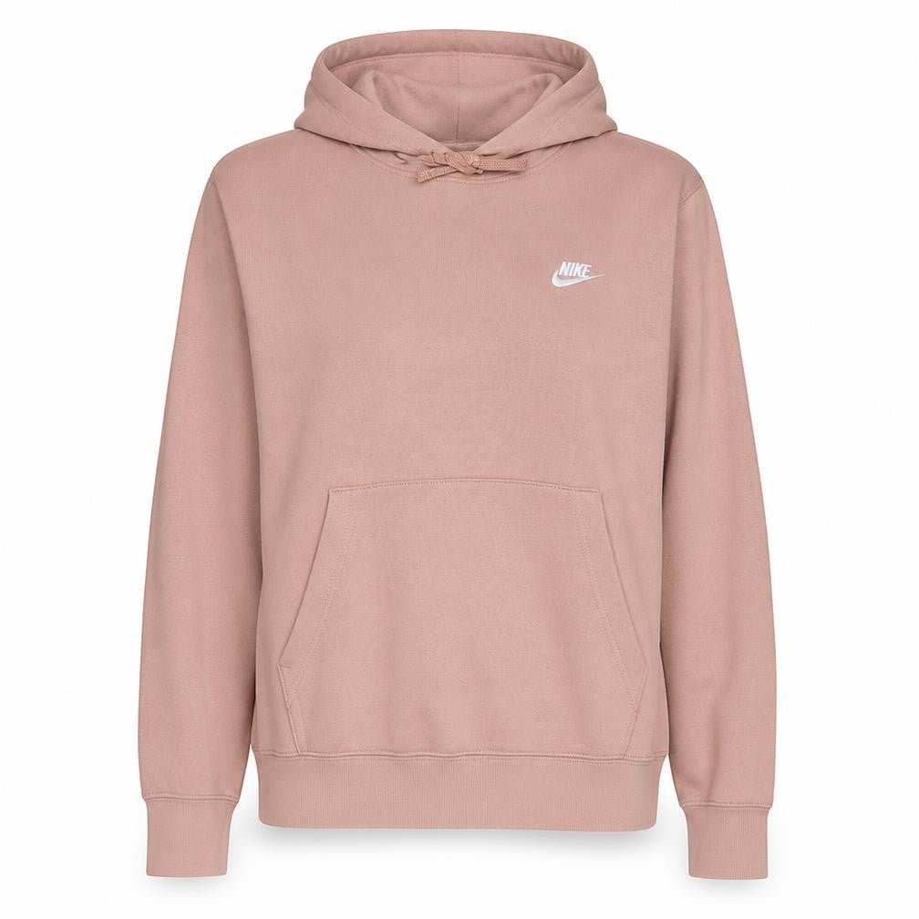 Nike Womens Pink Pullover Hoodie M Hooded Sweatshirt Casual