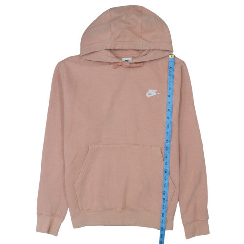 Nike Womens Pink Pullover Hoodie M Hooded Sweatshirt Casual