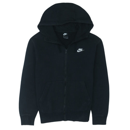 Nike Men's Black Full Zip Hoodie Size M Fleece Sportswear