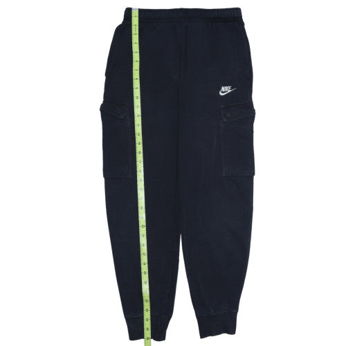 Nike Men's Black Cargo Fleece Jogger Trousers Size S