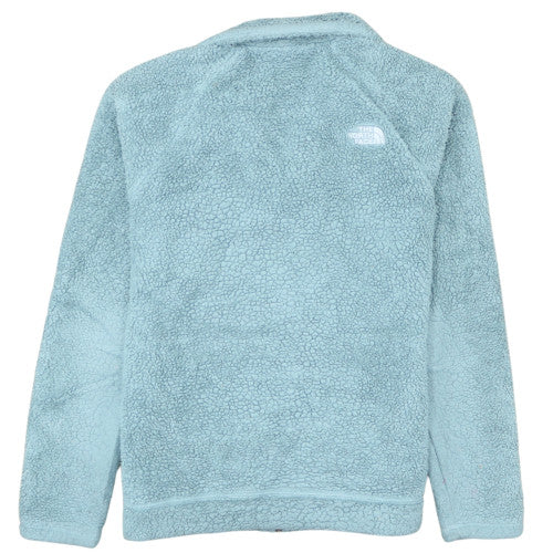The North Face Women Blue Fleece Full Zip Jacket Size M