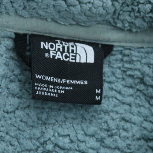 The North Face Women Blue Fleece Full Zip Jacket Size M