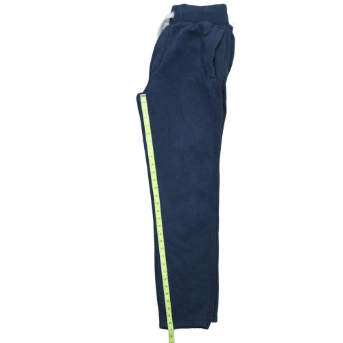 Diesel Men's Blue Sweatpants L Regular Fit Embroidered Logo
