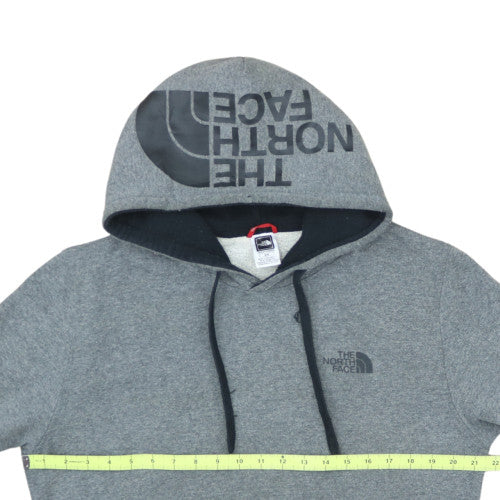 The North Face Mens Grey Pullover Hoodie Size M Outdoor Fleece