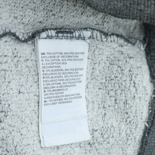 The North Face Mens Grey Pullover Hoodie Size M Outdoor Fleece