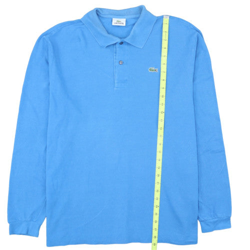 Lacoste Men's Blue Long Sleeve Cotton Polo Shirt 3XL