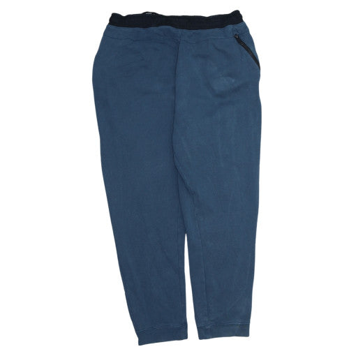 Nike Men's Blue Jogger Sweatpants L Cotton Blend Drawstring
