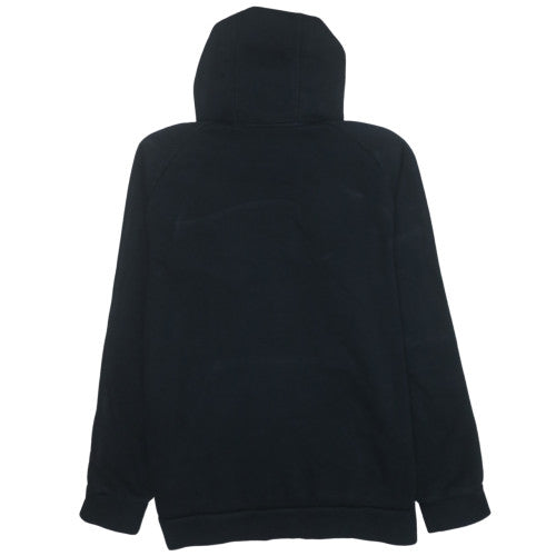 adidas Men Black Pullover Hoodie Fleece Regular Fit Size L