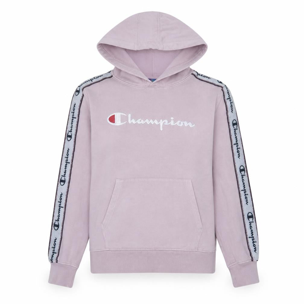 Champion Womens Pink XS Pullover Hoodie Logo Hooded Sweatshirt