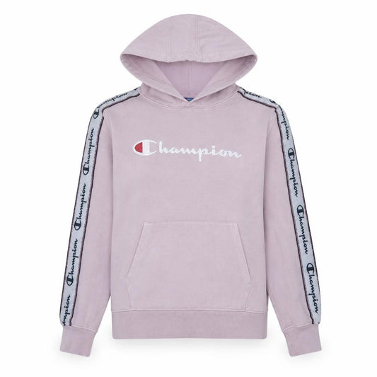 Champion Womens Pink XS Pullover Hoodie Logo Hooded Sweatshirt