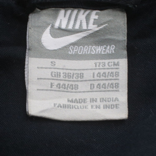 Nike Mens Navy Hooded Parka Jacket Size S Cotton Sportswear