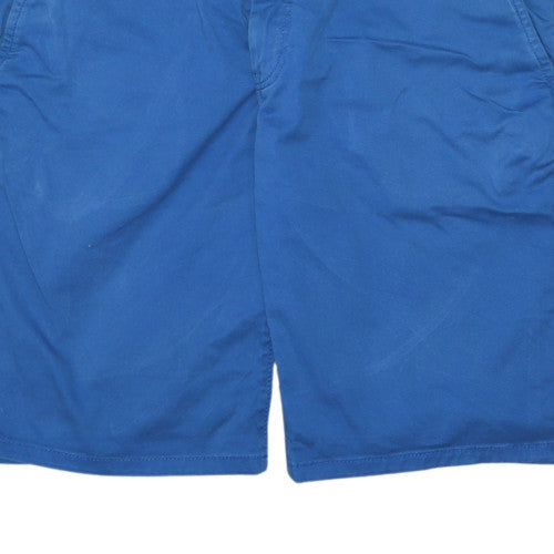 Tommy Jeans Men’s Blue Chino Shorts Size 34 Regular Fit Cotton Blend