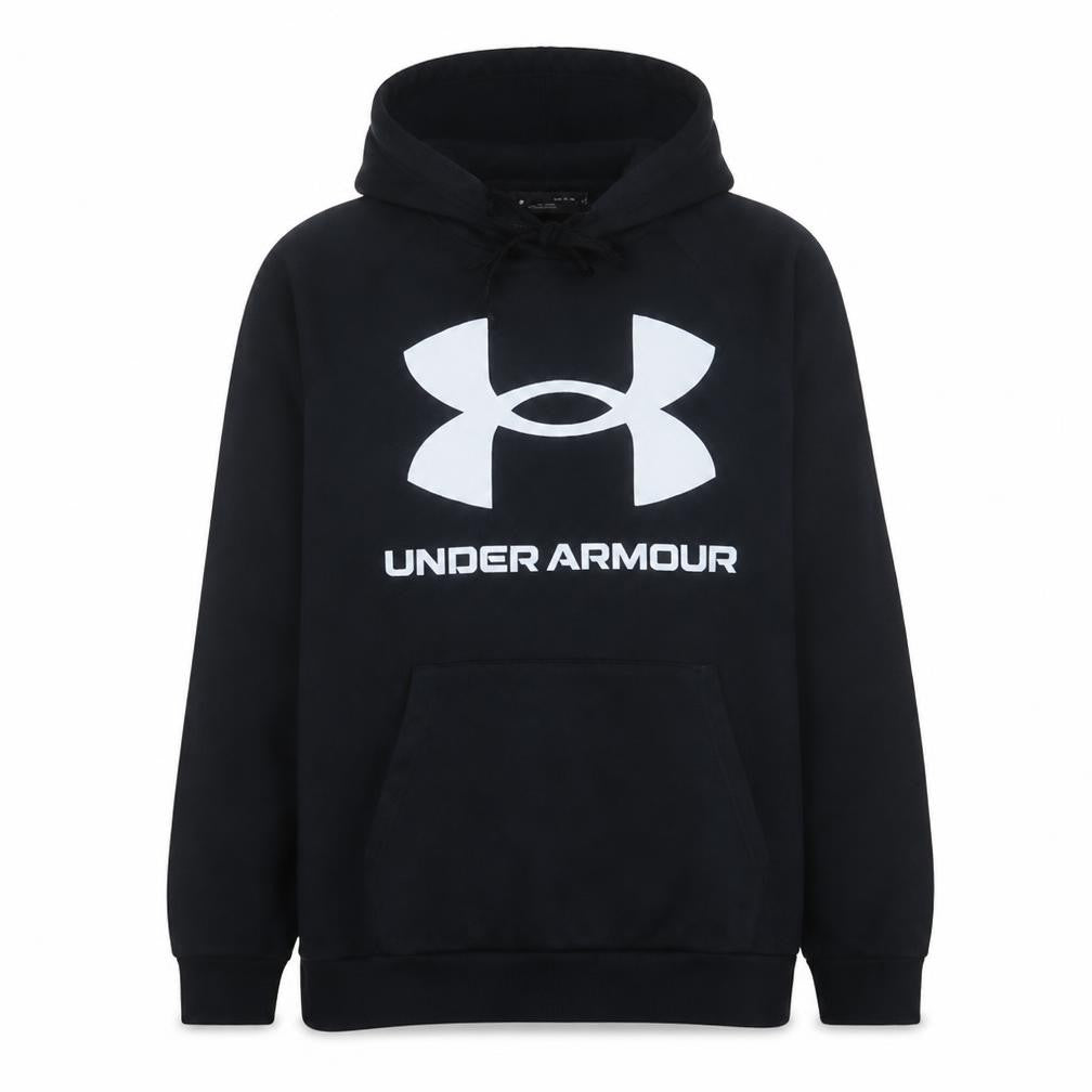 Under Armour Men's Black Pullover Hoodie L Loose Fit Sportswear