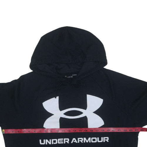 Under Armour Men's Black Pullover Hoodie L Loose Fit Sportswear