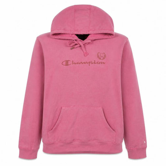 Champion Womens Pink Hoodie Size 16 Pullover Cotton Blend Logo Casual