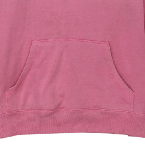Champion Womens Pink Hoodie Size 16 Pullover Cotton Blend Logo Casual