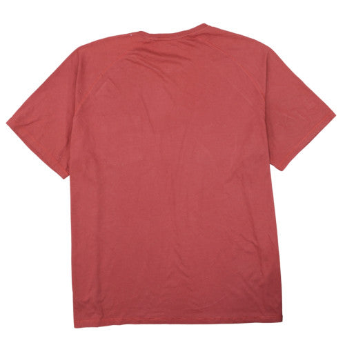 Dickies Mens Red 4XLT Performance Temp-iQ Cotton T-Shirt